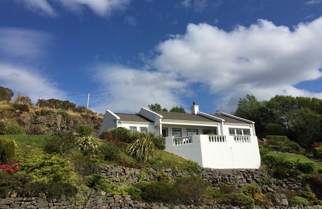 Stoneacre: Connemara cottage nestled into hillside overlooking Killary Fjord
