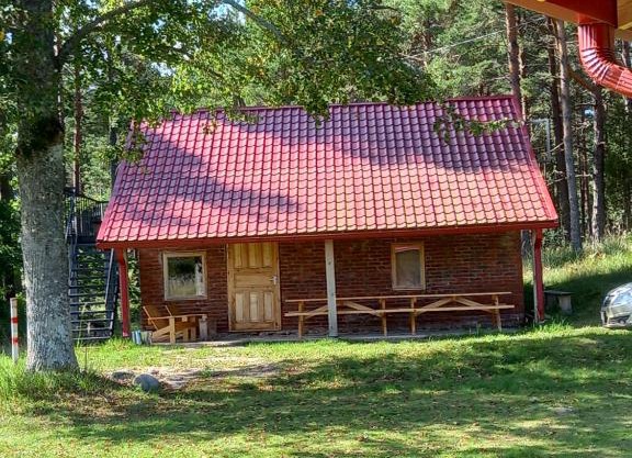 Strautmali Red House in Mazirbe