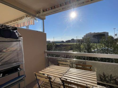 Studio cabine climatisé pour famille, proche plage - Le Lavandou - FR-1-308-198