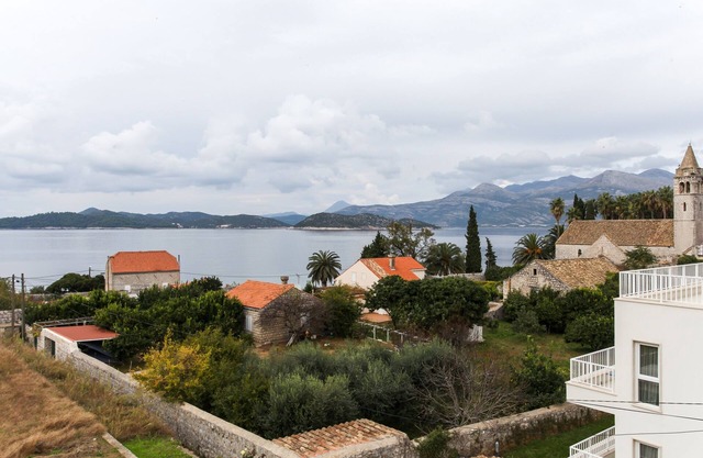 Studio flat with balcony and sea view Lopud, Elafiti (AS-14013-a)