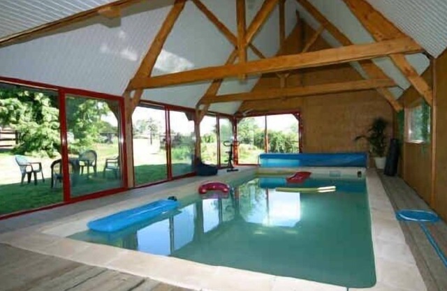 STUDIO with indoor pool in 10 mm DEAUVILLE stud farm