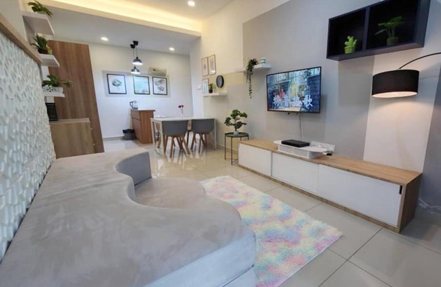 Studio with swimming pool access from the patio at Palazio Mount Austin IKEA AEON by GDRAGON HomeStay