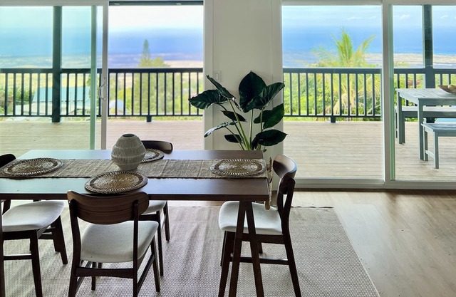 Stunning Ocean Views + Designer Designed Kona Home