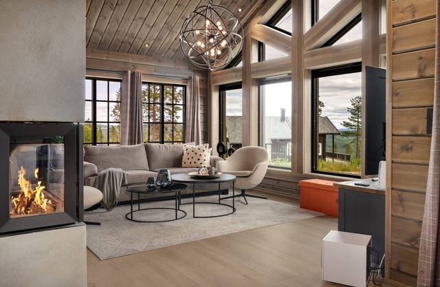 Stunning ski chalet in the norwegian mountains