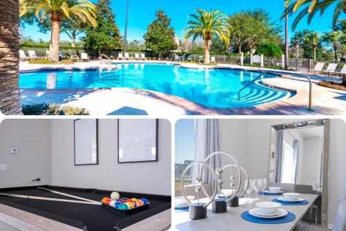 Stylish 5BR Villa - Pool Table - Near Disney Parks