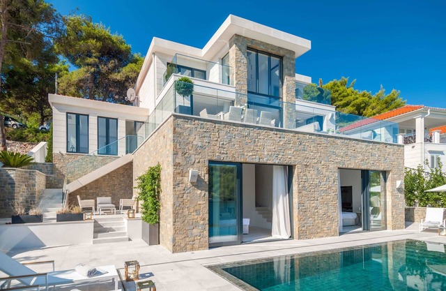Stylish Villa Modern With Dalmatian Architecture And Wine Cellar