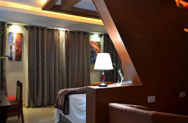 Suit 108 at the Walkgard Transit Hotel in Bukoba, Tanzania