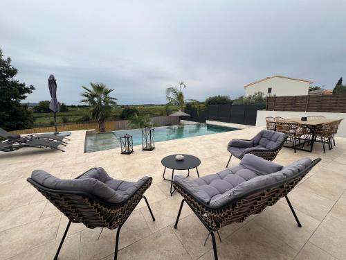 Suite privée accès piscine