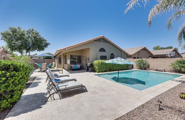 Sunny Maricopa Getaway w/Private Pool + Fire Pit!