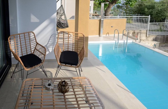 Superior Luxury Maisonette Vrachos with Private Pool