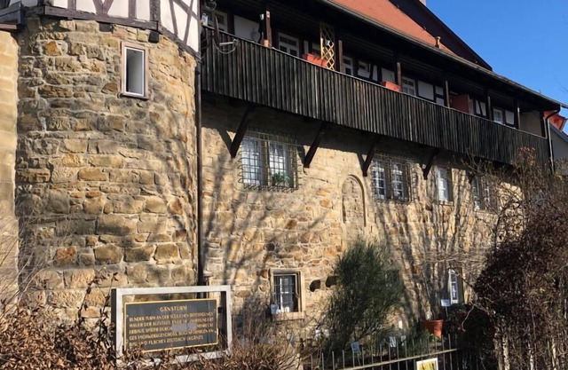 Türmerwohnung Apartment between old walls in a tower, elevator, wine fridge, modern renovations
