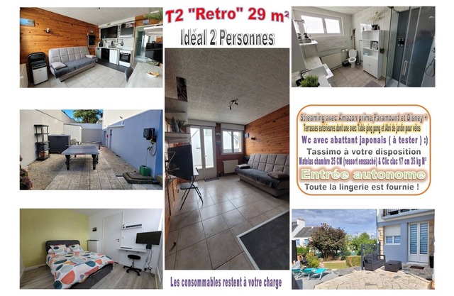 T2 29m² (ground floor), close to shops and 10 Km from the sea