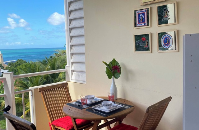 Tahiti in Tartane nFully equipped gorgeous apartment in Residence de la Baie