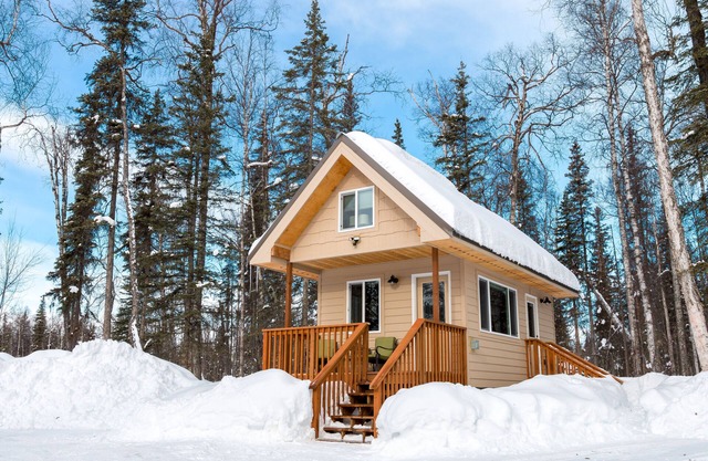 Talkeetna Tiny House Cabin Denali Indoor Sauna/firepit/bike/ski/multi-use trails
