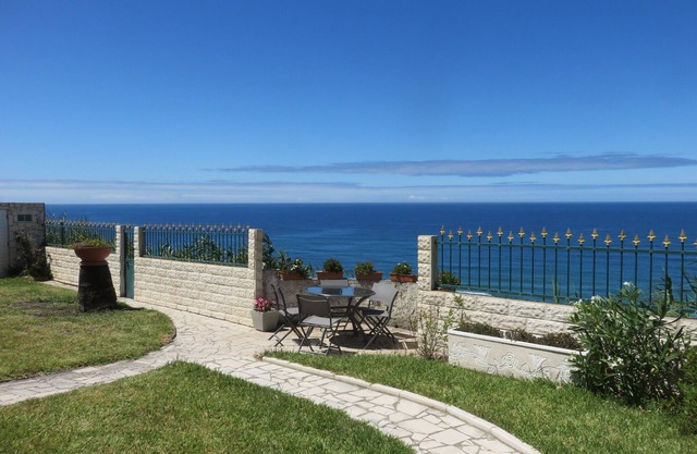 tastefully furnished apartment with a unique view of the Atlantic.