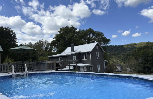 The Blue Heron · Walk to the Falls! Celebrate the Season in Ohiopyle!