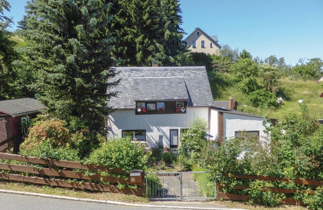 The cottage is located in a quiet residential area, on a small side street.