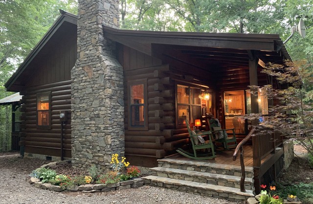 The Rivercane Cabin - Weekly disc, cozy, private, view, 1 mile to JCC Folkschool