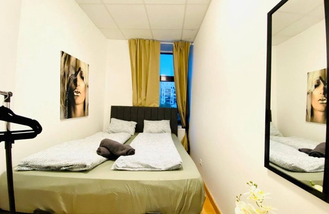 This cozy room in a shared apartment is designed for comfort and practicality, m