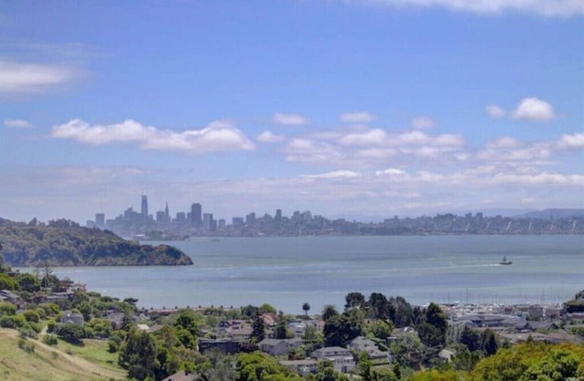 Tiburon apartment with San Francisco Skyline viewn