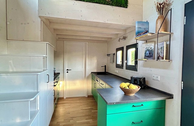 Tiny house adventure with hot tub