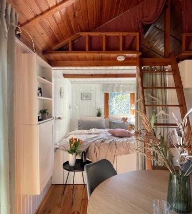 Tiny House mit Garten in See-Nähe