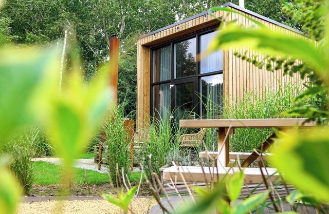 Tiny House with sleeping loft with double bed