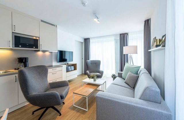 Top apartment with terrace and sauna area in the house - only 300 m to the island beach!