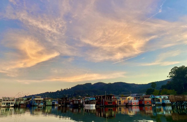 "Top Choice Houseboat Rental," says Discover Sausalito. 2bd 2ba floating home.