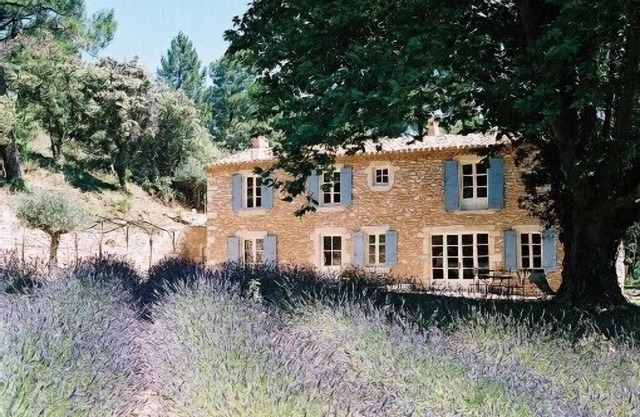 Traditional Provencal farmhouse with pool in exceptional site