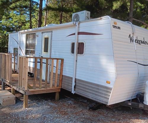Travel Trailer with Wi-Fi at Fabulous Bok Vegas Interactive Petting Zoo and Farm