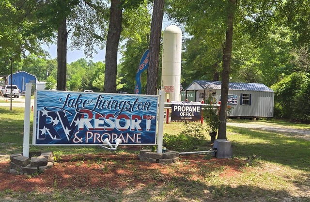 Tree lined, family and pet friendly campground in Livingston, TX