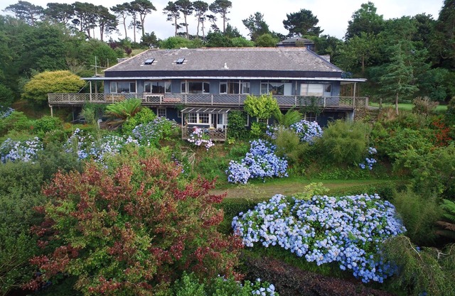 Tremerlin. Unique and Magnificently Situated 8 acre Waterside Artists' Retreat