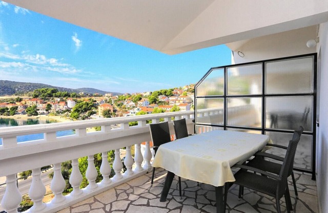 Two bedroom apartment with terrace and sea view Marina, Trogir (A-9037-f)