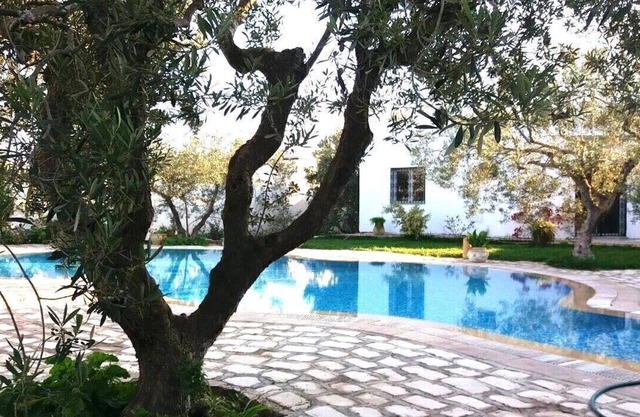 Two bungalows with large private pool and 1000m2 garden in Hammamet