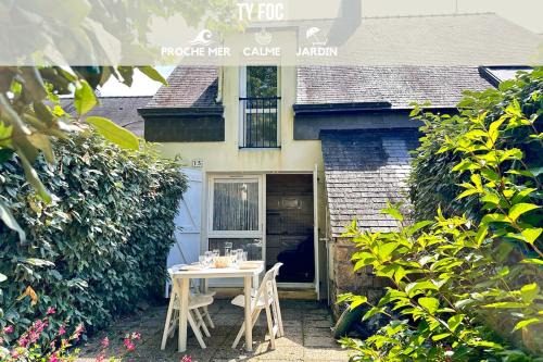Ty Foc - Maisonnette en bord de mer - Jardin & Tennis