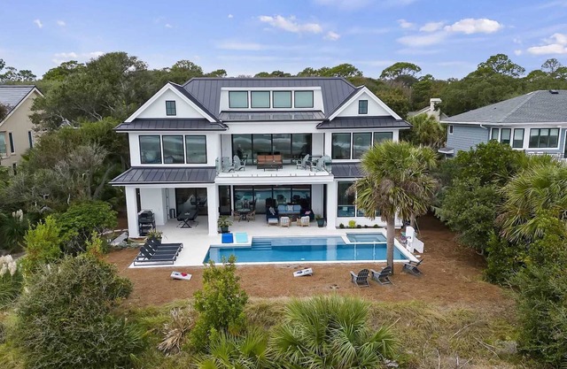 Ultra-Luxury Oceanfront Palmetto Dunes Escape with Private Pool & Hot Tub