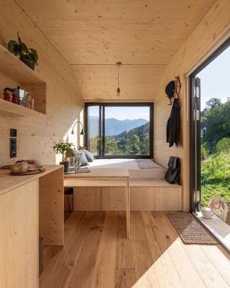 Unbound Tiny House auf Biofarm