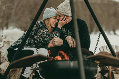 Unique Fjord Stay with firepit and snowshoes