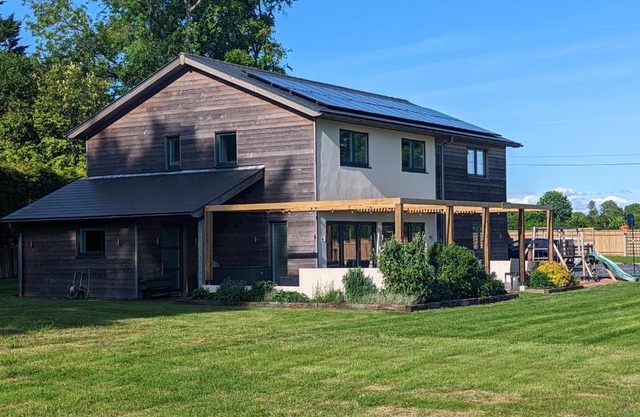 Unique, Spacious, Self-Built Eco Home with huge garden and movie room
