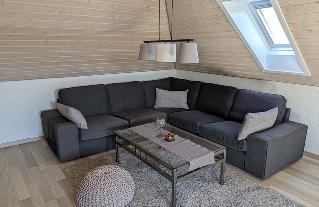 Vacation apartment with relaxation area in the garden