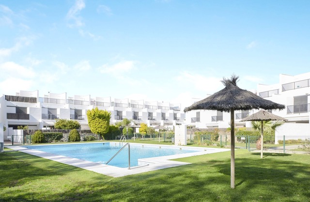Vacation Home “Paula” Close to Beach with Terrace, Pool & Air Conditioning