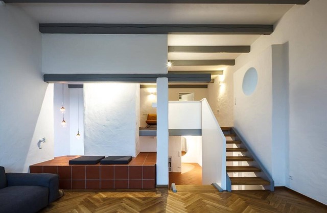 Vacation home - Bauhaus style, fenced garden, fireplace