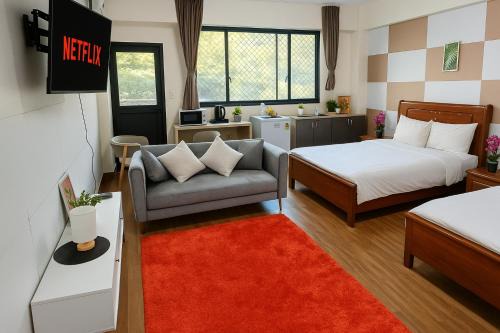 Vailoa Studio, 2 Beds, AC, Wi-fi, TV, 5min to town