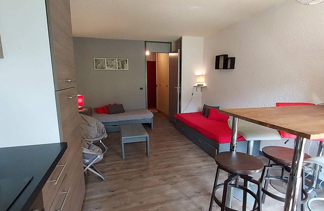 Valmorel: 33m² Apt, ski-in/ski-out, pets allowed