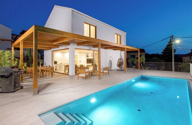Villa 1 with pool Soline, Krk, 280 m from beach, by 4Villas