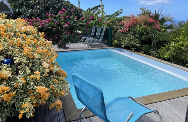 Villa ensoleillée aux Anses-d'Arlet avec piscine privée
