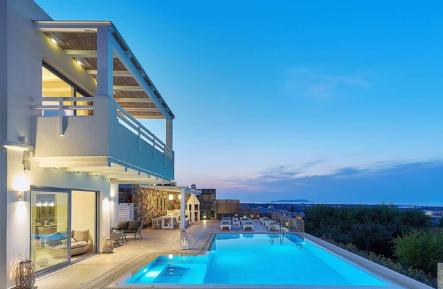 Villa Greece Privat Seaview Villa with private heatable Pool