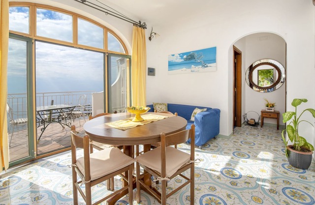 Villa Mary with pool and terrace with a sea view