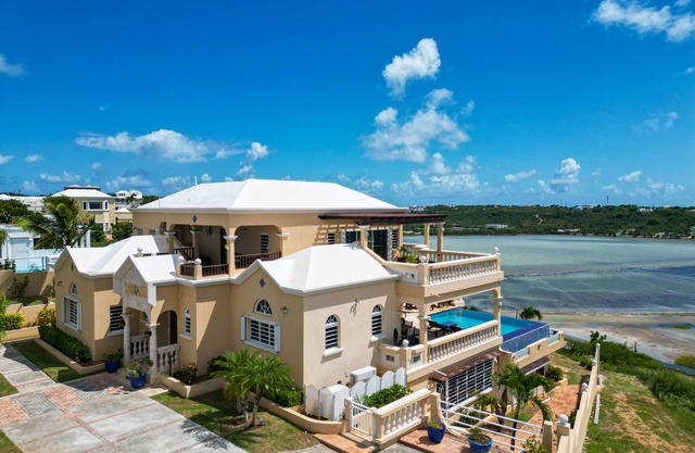 Villa Nirvana, a large and beautiful villa on the tranquil Island of Anguilla.